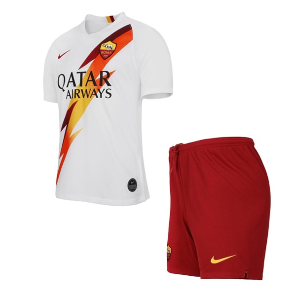 Camiseta AS Roma Segunda equipación Niños 2019-2020 Blanco